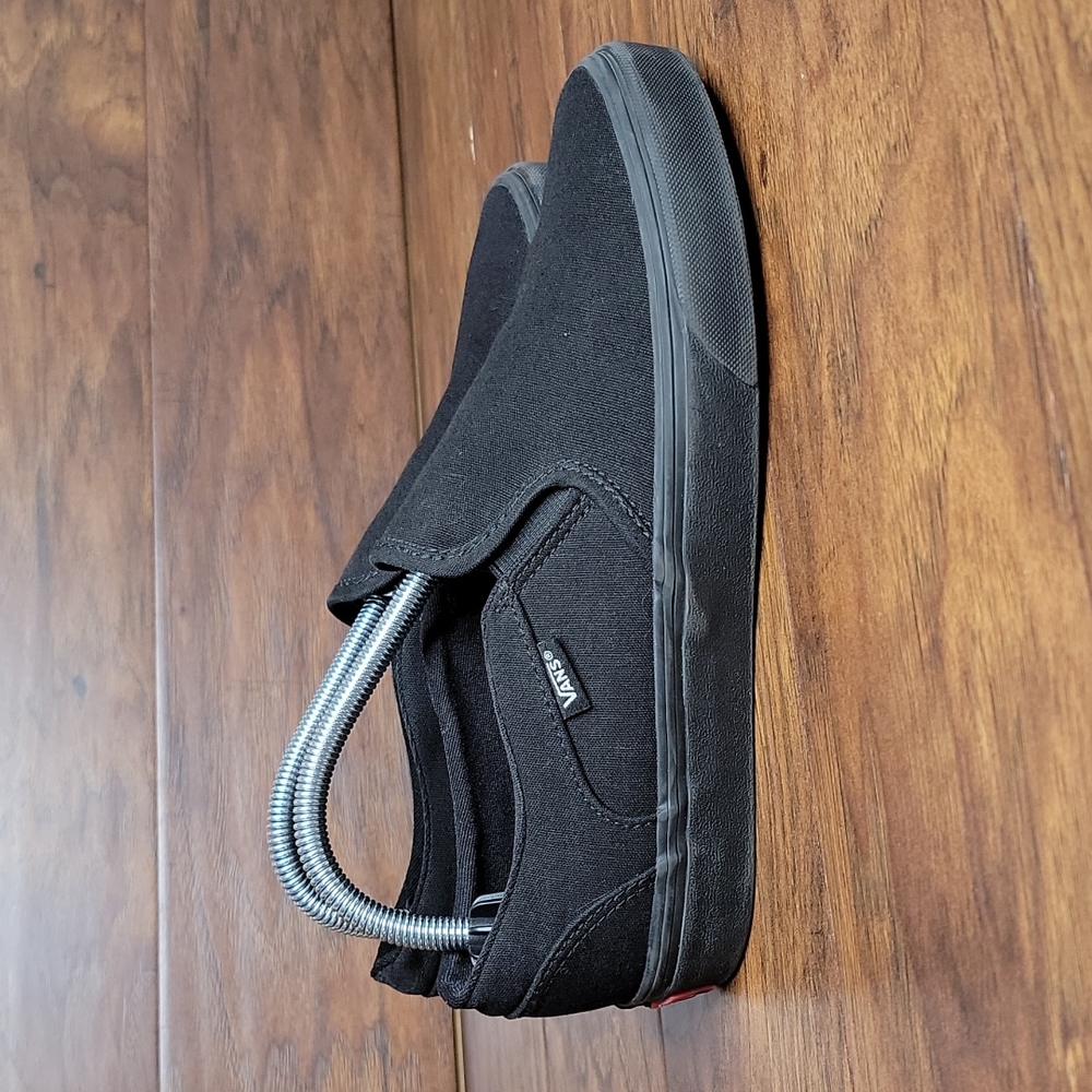 Women’s Black Slip On Van’s - Size 9